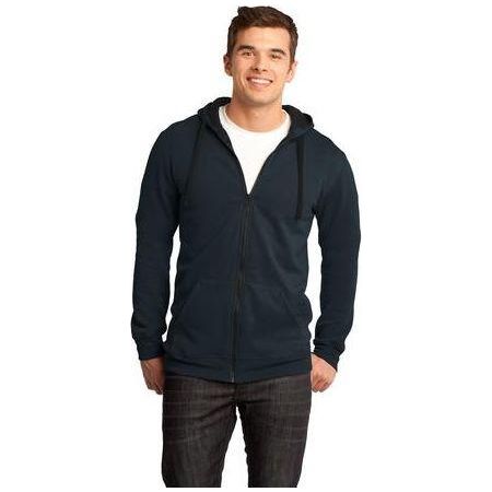 Young Mens Concert Fleece Full - Zip Hoodie 3XL New Navy Zip Hoodies