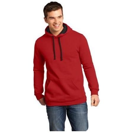 Young Mens Concert Fleece Hoodie 2XL New Red