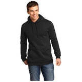 Young Mens Concert Fleece Hoodie Medium Black