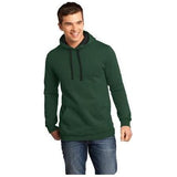 Young Mens Concert Fleece Hoodie Small Forest Green