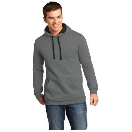 Young Mens Concert Fleece Hoodie XL Grey
