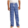 Young Mens Flannel Plaid Pant Deep Royal X - Small