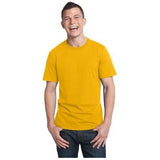Young Mens The Concert Tee Large Gold Short Sleeve T-Shirts