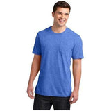 Young Mens Very Important Tee with Pocket Heathered Royal Medium Short Sleeve T-Shirts