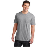 Young Mens Very Important Tee with Pocket Light Heather Grey 2X - Large Short Sleeve T-Shirts