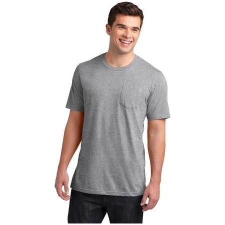 Young Mens Very Important Tee with Pocket Light Heather Grey Small Short Sleeve T-Shirts