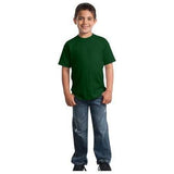 Youth 50/50 Cotton/Poly T-Shirt Dark Green Youth Small Short Sleeve T-Shirts