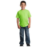 Youth 50/50 Cotton/Poly T-Shirt Lime Youth Small Short Sleeve T-Shirts