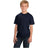 Youth 5.4 - oz 100% Cotton T-Shirt Youth X - Small Navy Short Sleeve T-Shirts