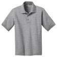 Youth 5.5 - Ounce Jersey Knit Polo Athletic Heather Youth X - Small Polos/Knits