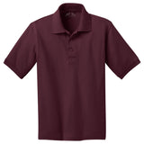 Youth 5.5 - Ounce Jersey Knit Polo Athletic Maroon Youth X - Small Polos/Knits