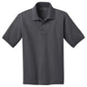 Youth 5.5 - Ounce Jersey Knit Polo Charcoal Youth X - Small Polos/Knits