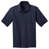 Youth 5.5 - Ounce Jersey Knit Polo Deep Navy Youth X - Small Polos/Knits