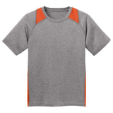 Youth All Sport 2 - Color Heather Athletic T-Shirts in 10 Colors. Sizes S - XL Vintage Heather/Black Youth X - Small Short Sleeve T-Shirts