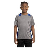 Youth All Sport 2 - Color Heather Athletic T-Shirts in 10 Colors. Sizes S - XL Vintage Heather/True Royal Youth Small Short Sleeve T-Shirts
