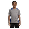 Youth All Sport 2 - Color Heather Athletic T-Shirts in 10 Colors. Sizes S - XL Vintage Heather/True Royal Youth X - Small Short Sleeve T-Shirts