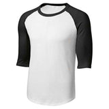 Youth Colorblock Raglan Jersey Heather Grey/Black Youth X - Small