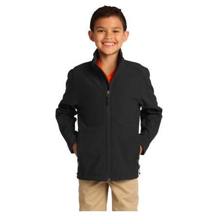 Youth Core Soft Shell Jacket Youth Medium Black Soft Shell Jackets