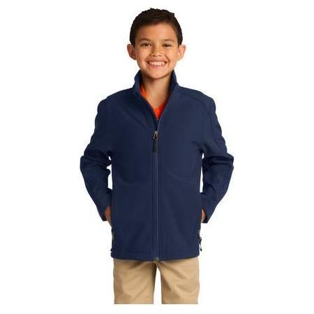 Youth Core Soft Shell Jacket Youth Medium Dress Blue Navy Soft Shell Jackets