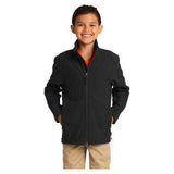 Youth Core Soft Shell Jacket Youth X - Small Battleship Grey Soft Shell Jackets