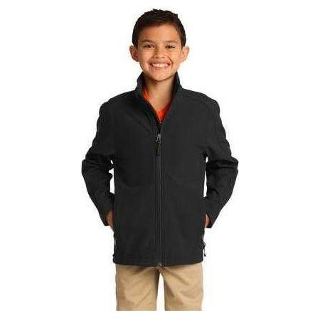Youth Core Soft Shell Jacket Youth X - Small Battleship Grey Soft Shell Jackets