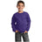 Youth Crewneck Sweatshirt Purple Youth X - Small Crewneck Sweatshirts