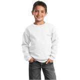 Youth Crewneck Sweatshirt White Youth X - Small Crewneck Sweatshirts