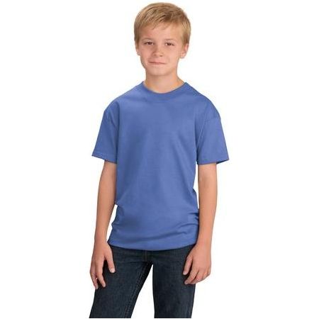 Youth Essential T-Shirt Youth Large Ultramarine Blue Short Sleeve T-Shirts