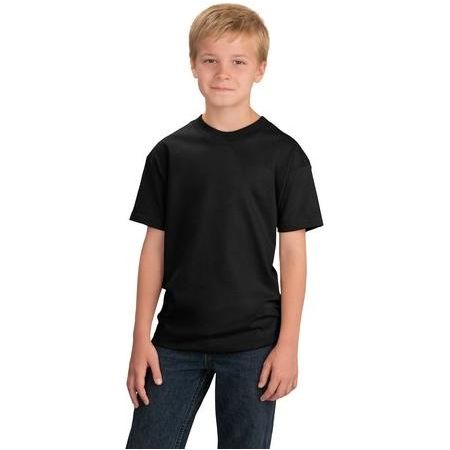 Youth Essential T-Shirt Youth Medium Jet Black Short Sleeve T-Shirts