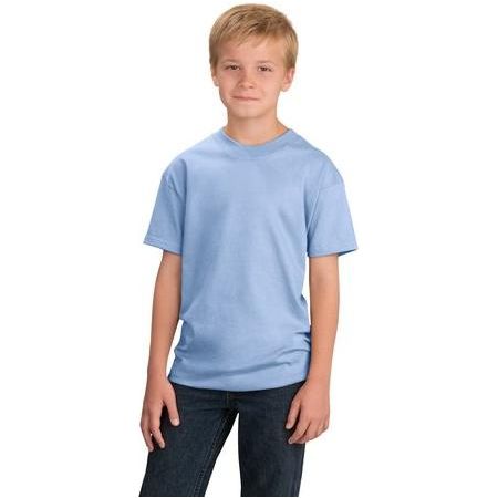 Youth Essential T-Shirt Youth Medium Light Blue Short Sleeve T-Shirts
