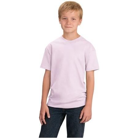 Youth Essential T-Shirt Youth Medium Pale Pink Short Sleeve T-Shirts