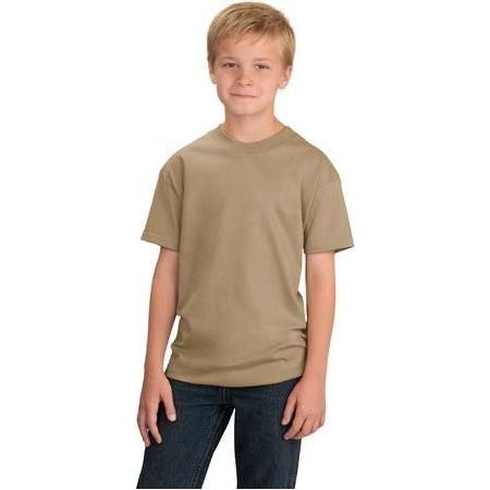 Youth Essential T-Shirt Youth Medium Sand Short Sleeve T-Shirts