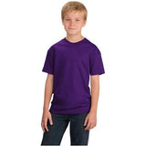 Youth Essential T-Shirt Youth Small Purple Short Sleeve T-Shirts