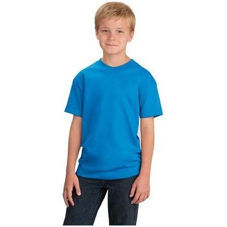 Youth Essential T-Shirt Youth Small Sapphire Short Sleeve T-Shirts