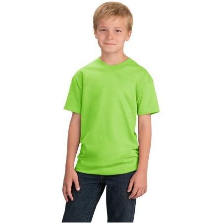 Youth Essential T-Shirt Youth X - Small Lime Short Sleeve T-Shirts