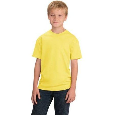 Youth Essential T-Shirt Youth X - Small Yellow Short Sleeve T-Shirts