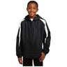 Youth Fleece - Lined Colorblock Jacket Black/White Youth X - Small Jackets