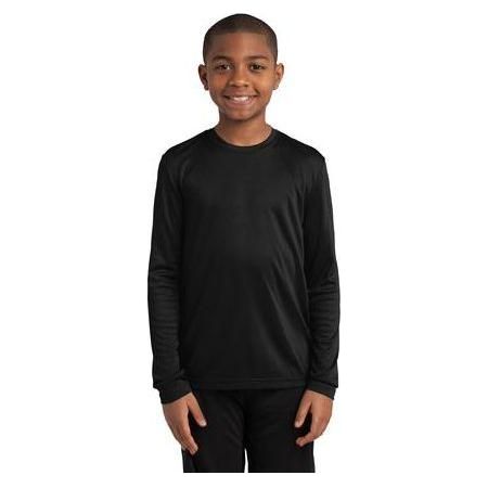 Youth Long Sleeve Competitor™ Tee Black Youth Large Short Sleeve T-Shirts