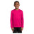 Youth Long Sleeve Competitor™ Tee Pink Raspberry Youth X - Small Short Sleeve T-Shirts