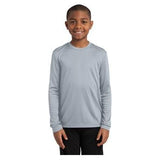 Youth Long Sleeve Competitor™ Tee Silver Youth Medium Short Sleeve T-Shirts
