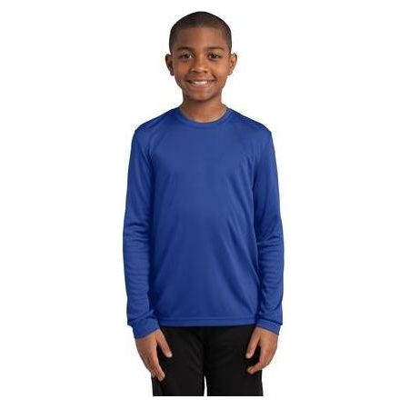 Youth Long Sleeve Competitor™ Tee True Royal Youth Medium Short Sleeve T-Shirts