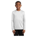 Youth Long Sleeve Competitor™ Tee White Youth Medium Short Sleeve T-Shirts