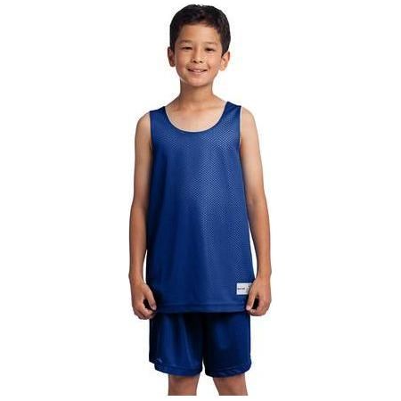 Youth PosiCharge Classic Mesh Reversible Tank Youth Small True Royal