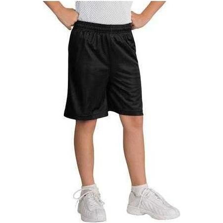 Youth PosiCharge™ Classic Mesh Short Black X - Small