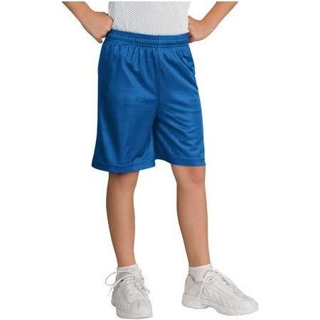 Youth PosiCharge™ Classic Mesh Short True Royal X - Small
