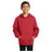 Youth Pullover Hooded Sweatshirt Youth X - Small True Red Sweatshirts