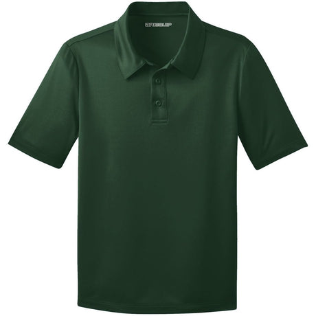 Youth Silk Touch™ Performance Polo Dark Green Youth X - Small Polos/Knits
