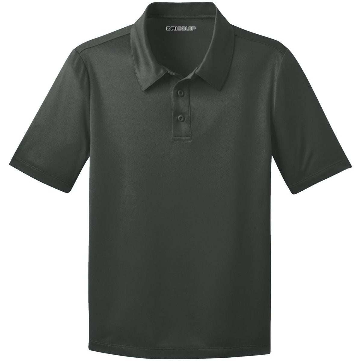 Youth Silk Touch™ Performance Polo Steel Grey Youth X - Small Polos/Knits