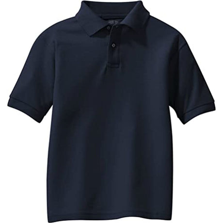 Youth Silk Touch™ Polo True Navy Youth X - Small Polos/Knits