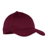 Youth Six - Panel Twill Cap Maroon Hats